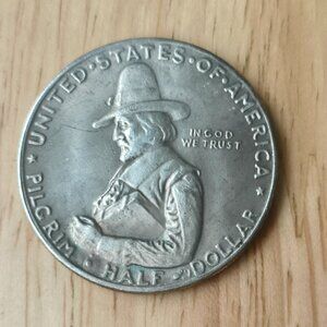 Pilgrim Mayflower Ship Landing Coin of 1620